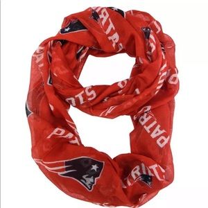 NFL Sheer Infinity Scarf - New England Patriots